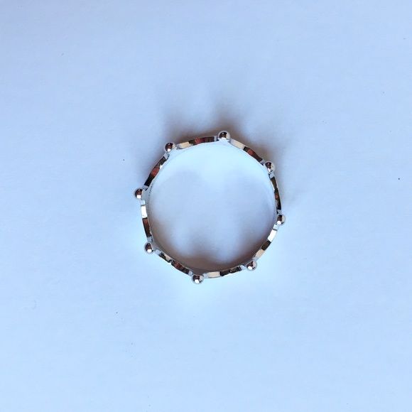 Sterling Silver Crown Ring 925 - Picture 3 of 4