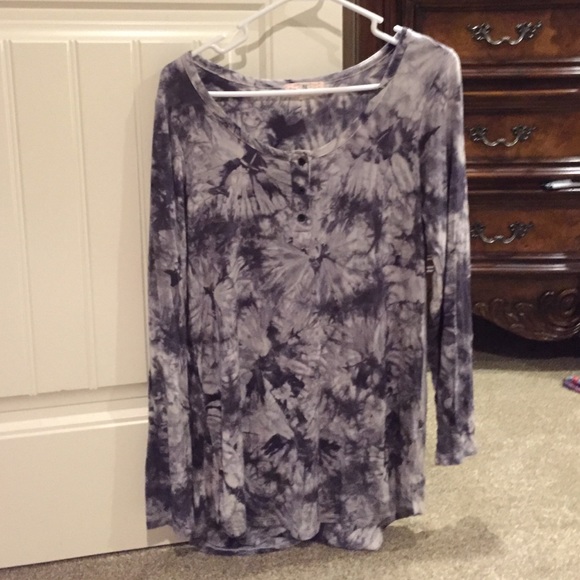 Pink Republic Tops - Tye-Dye Long Sleeve Top