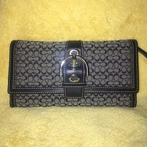 Coach signature wallet