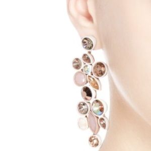 J Crew Mixed Brûlée Statement Earrings