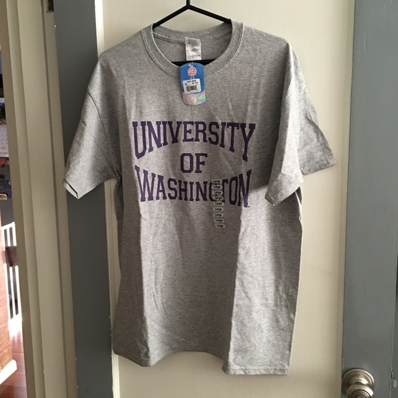 University of Washington shirt gray