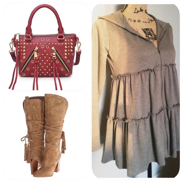 Mocha French Hoodie - Picture 2 of 4