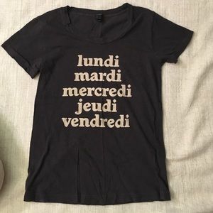 J. Crew French Tee