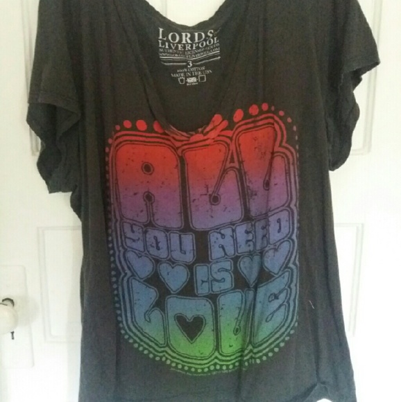Torrid "All You Need Is Love" tee
