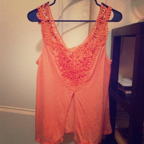 coral open back tank