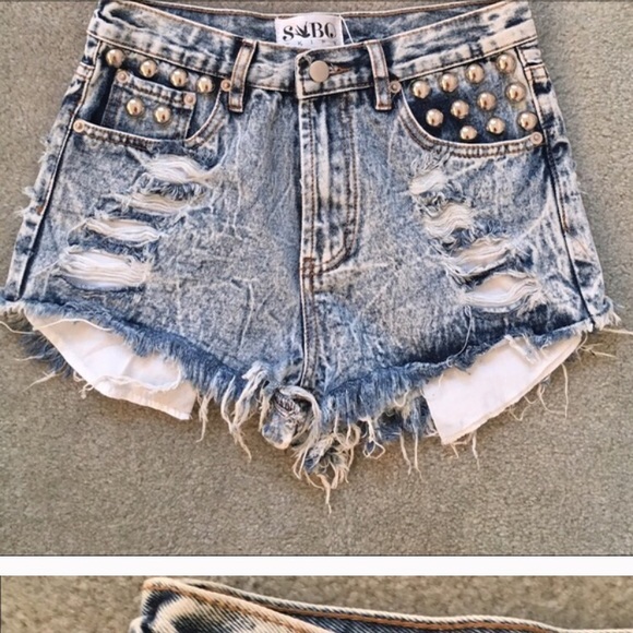 High waisted shorts