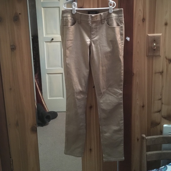 Size 27 Gold skinny jeans
