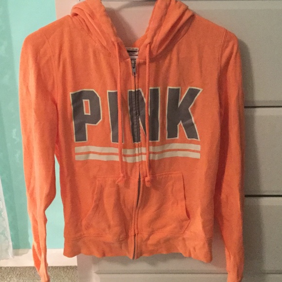 pink hoodie zip up