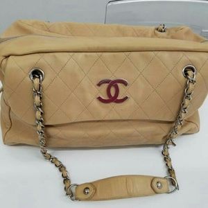 Chanel Agneau/Meta/Khaki bag.