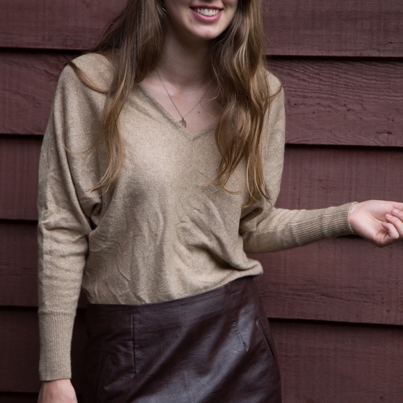 BCBG Golden Sweater