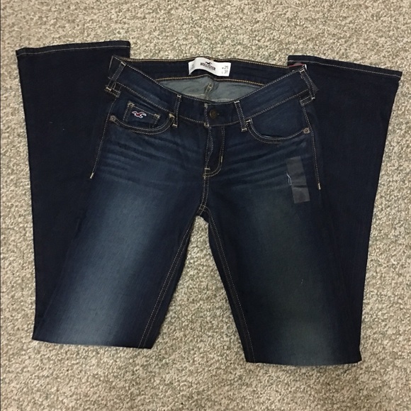 Hollister Dark Wash Boot Cut Jeans