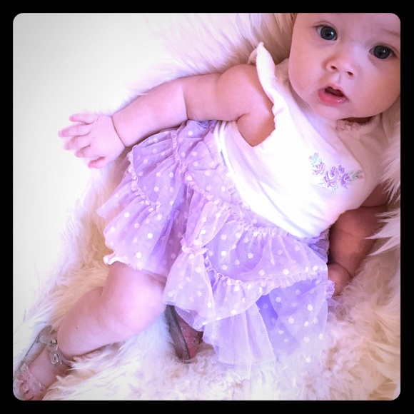 NEW Little Me Cotton Onesie TuTu Dress & Bloomers