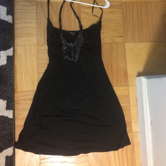 Small black sky halter dress