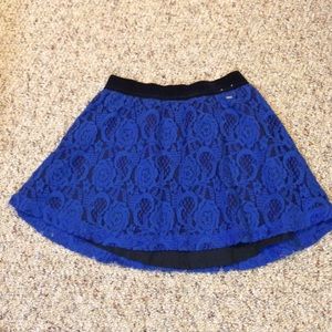 Lace miniskirt