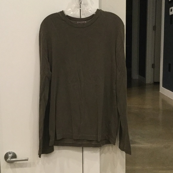 James Perse Olive Men's Long Sleeve TShirt