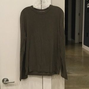 James Perse Olive Men's Long Sleeve TShirt