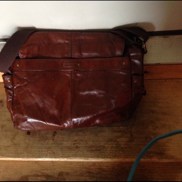 Authentic messenger Distressed leather bag - Picture 6 of 6