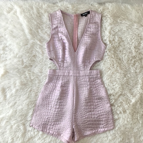 NWOT Metallic Romper