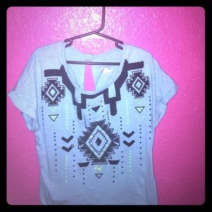 Turquoise sparkle  top from Justice. (Size 14)