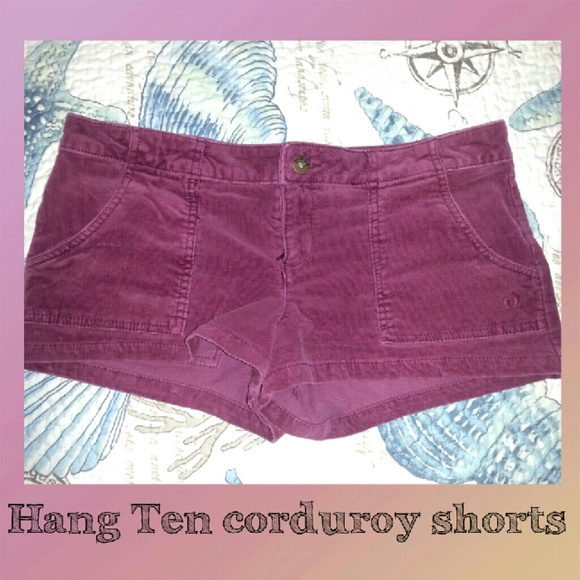 Corduroy shorts
