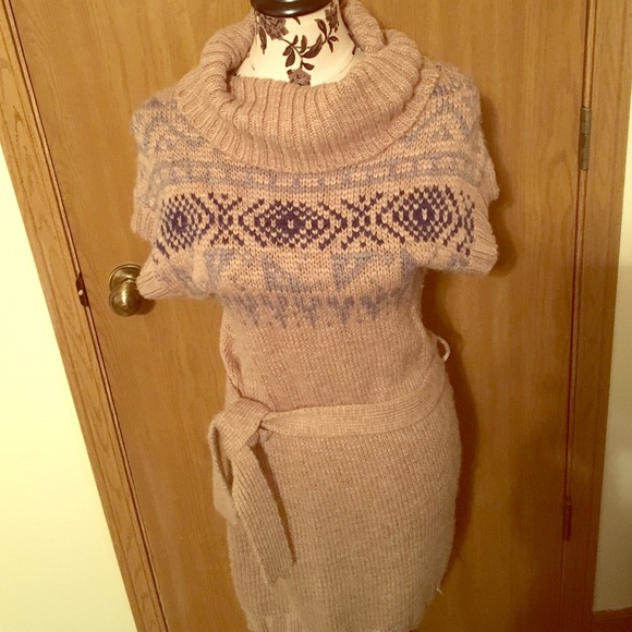 Brown Sweater Tunic