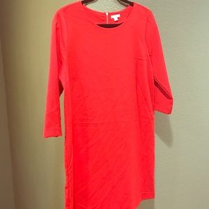 Gap orange/red shift dress