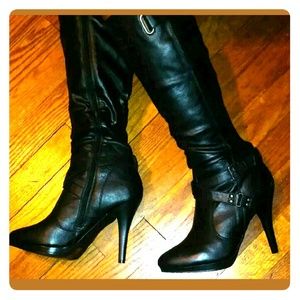 Forever 21 Knee High Leather Boots