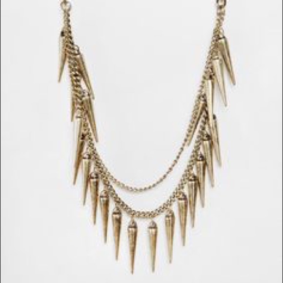 Urban Outfitters Spike Necklace