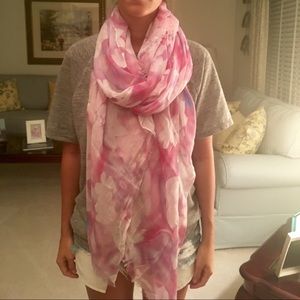 Flower Print Scarf