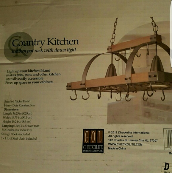 Kitchen Pot Rack