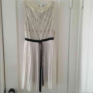 F21 cream dress