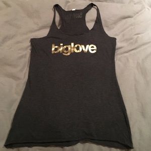 Triblend racer back tank