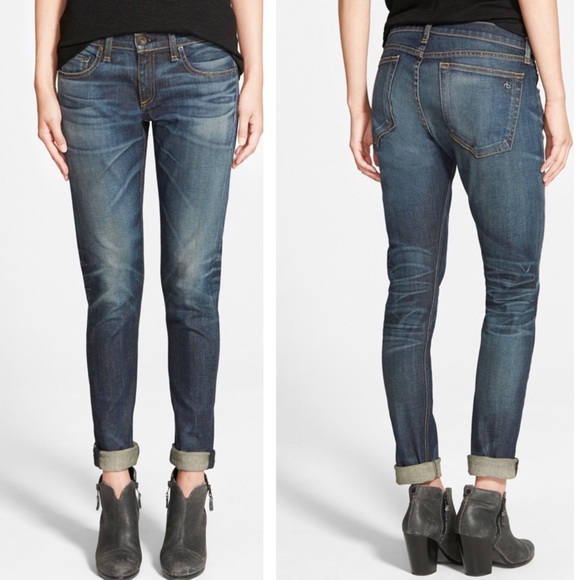 Rag & Bone Slim Fit Boyfriend in Watts