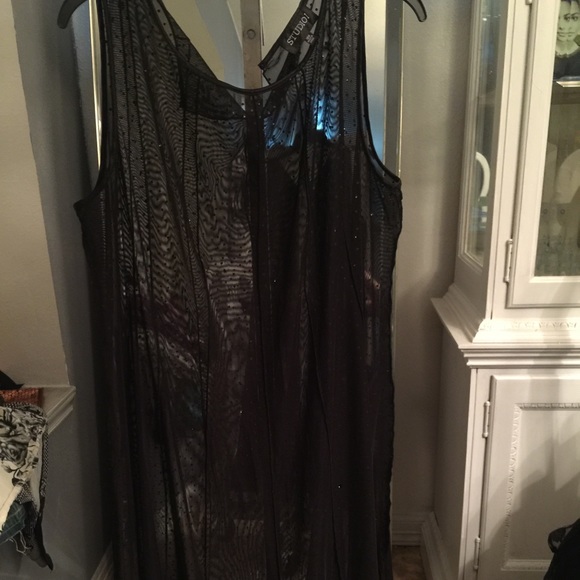 Black cocktail dress