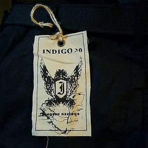 Indigo 30 black cargo shorts