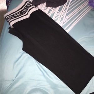 Victoria's Secret pink yoga pants