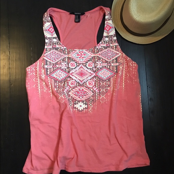 Forever 21 Tops - Forever  21  Aztec racerback top