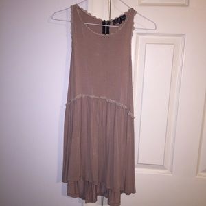 "Pol" tan tank flowy worn once