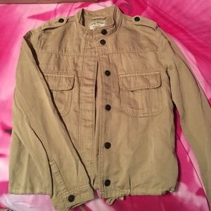 Tan lucky brand jacket never warn