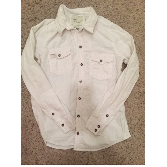 White forever 21 cardigan