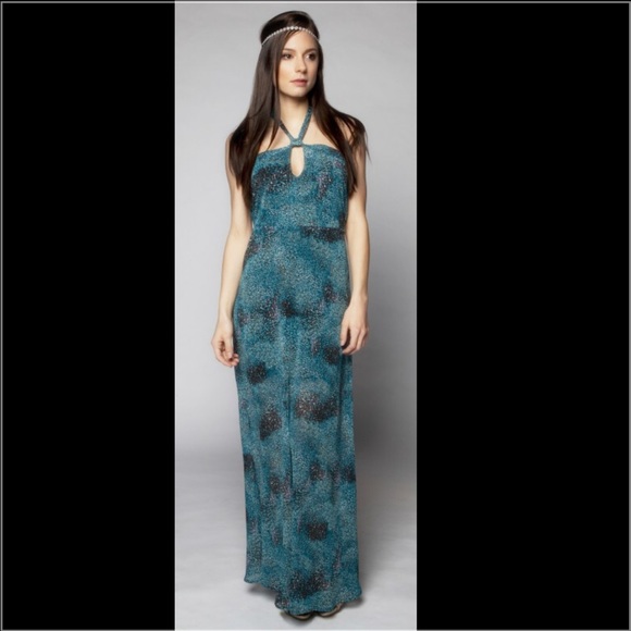 Blank Nation Tahitian Maxi Dress NWOT