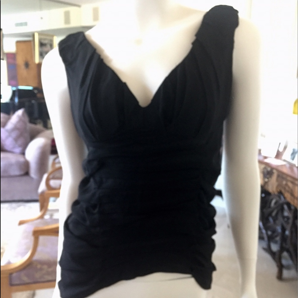 YSL Black Blouse