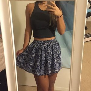 Floral Skater Skirt