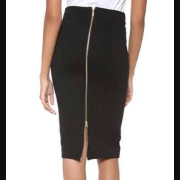 H&M Sexy Black Pencil Skirt Size 8