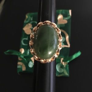 Jade 14Kt Ring