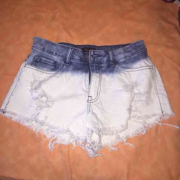 Dip dyed shorts