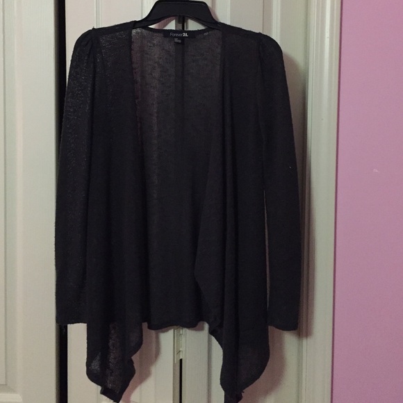 Forever 21 dark charcoal knit sweater