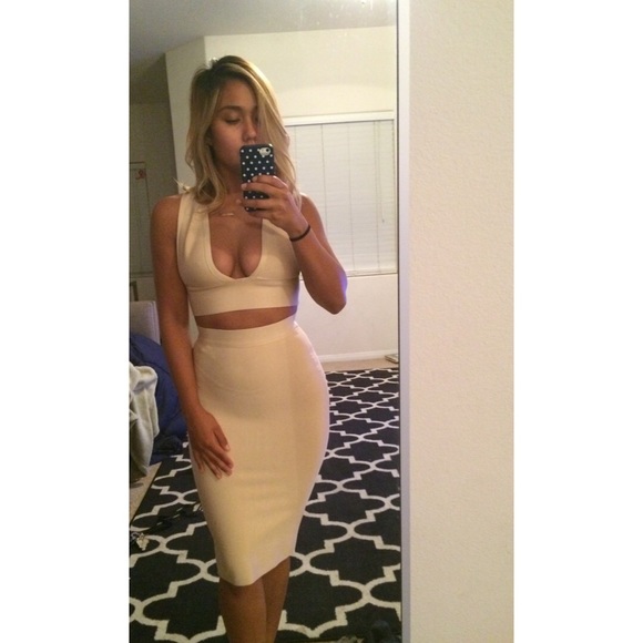 Sexy 2 piece body con