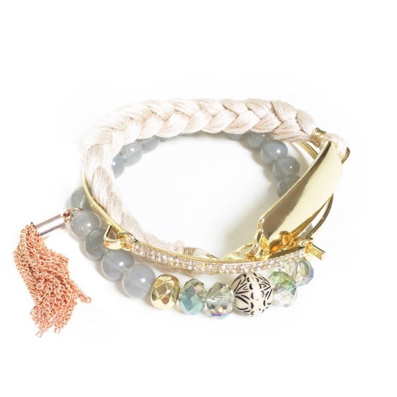 New Express Bead, Braid & Bangle Bracelet! - Picture 2 of 2