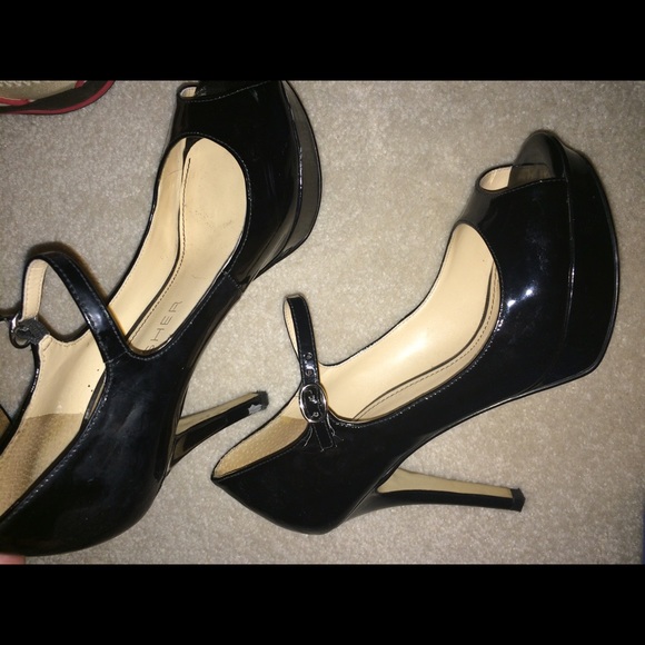 Marc Fisher Stiletto Black Patent Heels